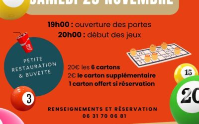 LOTO de l’ASRC le 29/11/2025