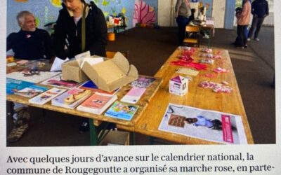 Participation à OCTOBRE ROSE